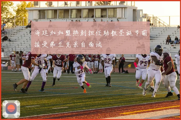 海廷加加盟热刺担任助教圣诞节前接受弗兰克亲自面试